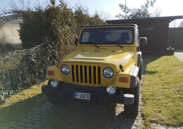 Jeep Wrangler cena 50000 przebieg: 155000, rok produkcji 2004 z Zabłudów małe 154